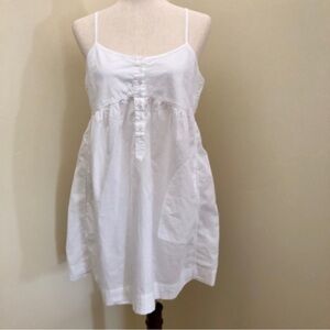 Hurley. Swimsuit Cover Up Dress. White. Medium